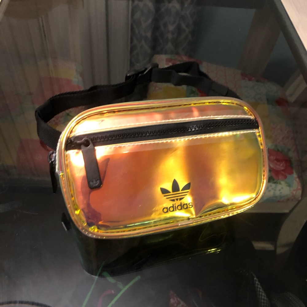 Adidas fanny pack Iridescent yellow